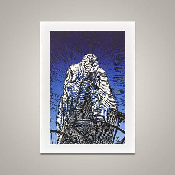 Blue Rider (16"x12")
