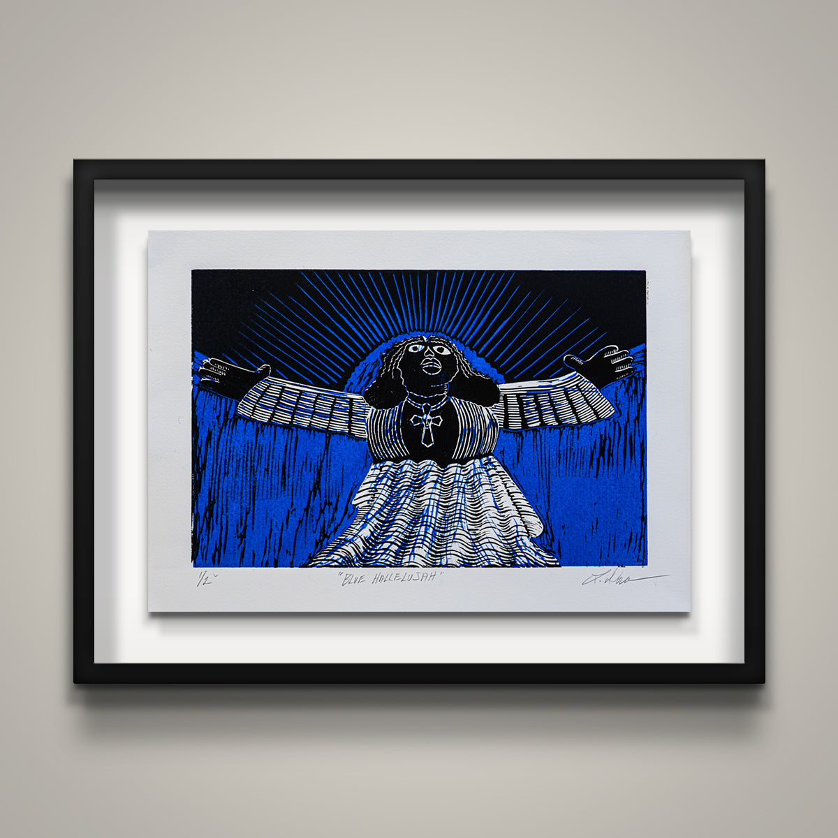 Blue Hallelujah  (2 Color - 1 of 2)