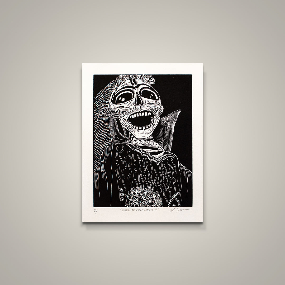 Bride of Frankenstein (1 color -  1 of 4)