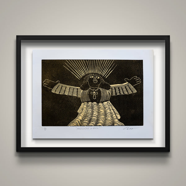 Hallelujah in Gold (2 Color - 1 of 3)