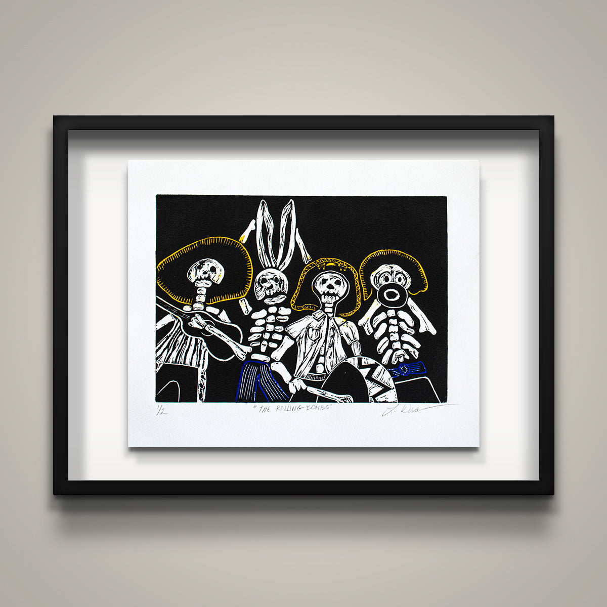 The Rolling Bones (3 color - 1 of 2)