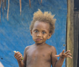 Boy on Blue