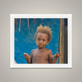 Boy on Blue