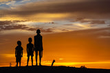 Boys at Sunset - Omo Valley