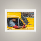 Cabbie at Work