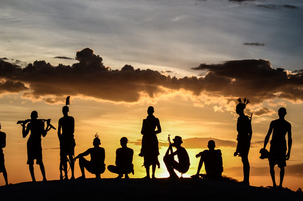 Duss Village Sunset - Omo Valley - Kara Tribe
