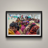 In Line for the Food Kitchen