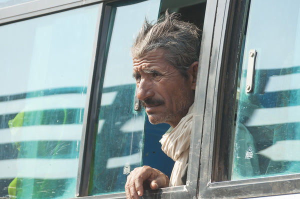 Man on a Bus