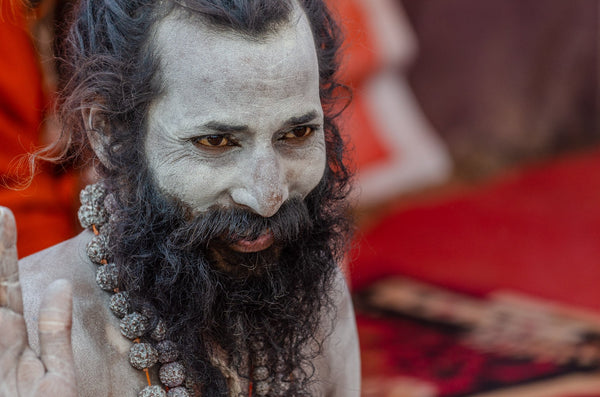 Naga Sadhu with Red