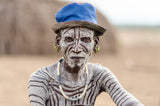 The Blue Hat - Omo Valley - Kara Tribe