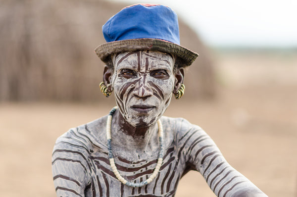 The Blue Hat - Omo Valley - Kara Tribe