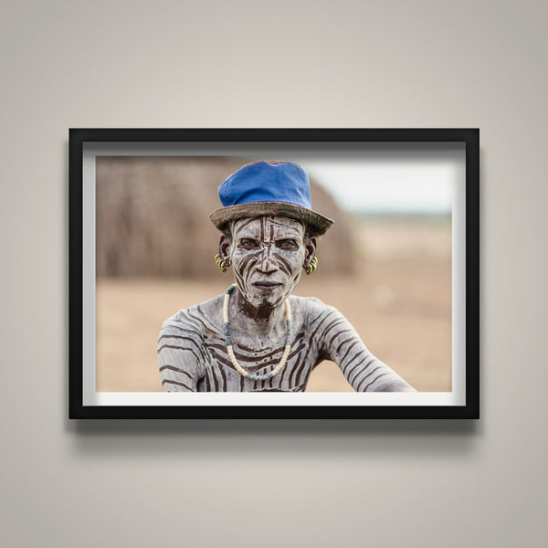 The Blue Hat - Omo Valley - Kara Tribe