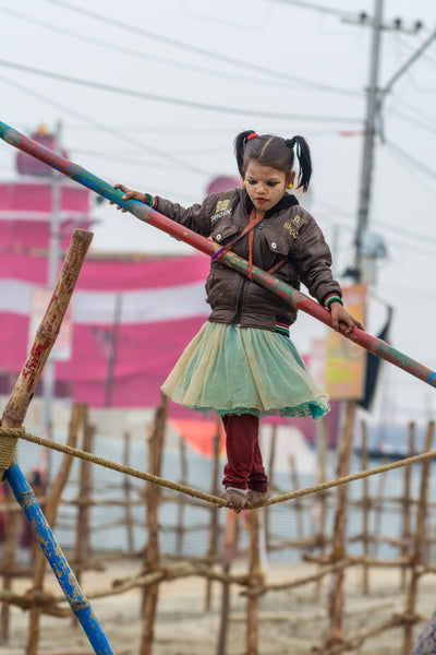 Young Tightrope Walker